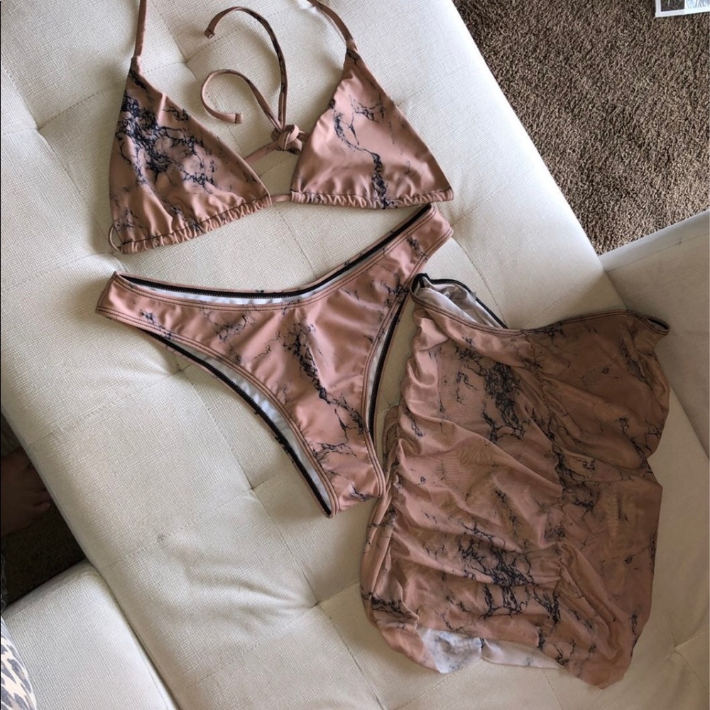 3 piece bikini set